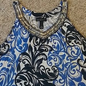 INC sequined tank